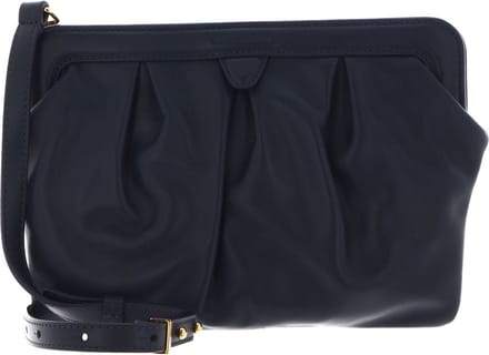 COCCINELLE Leren Schoudertas Diletta Handbag Smooth Calf Leather Soft Midnight Blue Donkerblauw