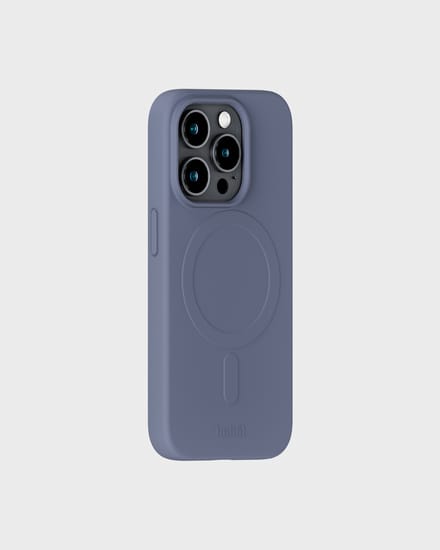 Holdit Soft MagSafe Case voor de Apple iPhone 15 Pro - Pacific Blue
