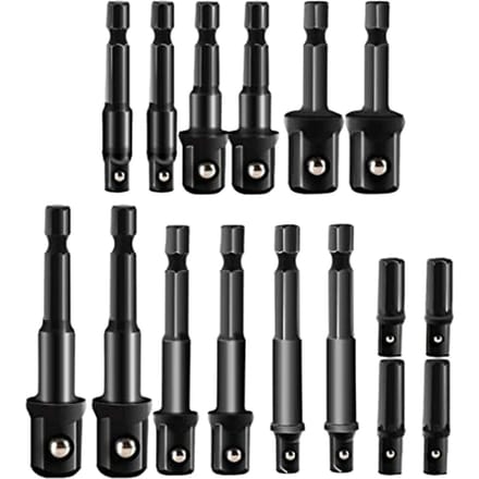 Impact Verlengstuk & Dopadapter H-ex Schachtboor Verlengbit Doppenset Kit Draagbaar 16PCS