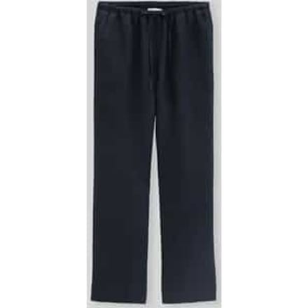straight fit linnen broek van puur linnen