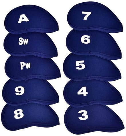 10 stuks duurzame neopreen golf rackethoofdhoezen - golf club bescherming met