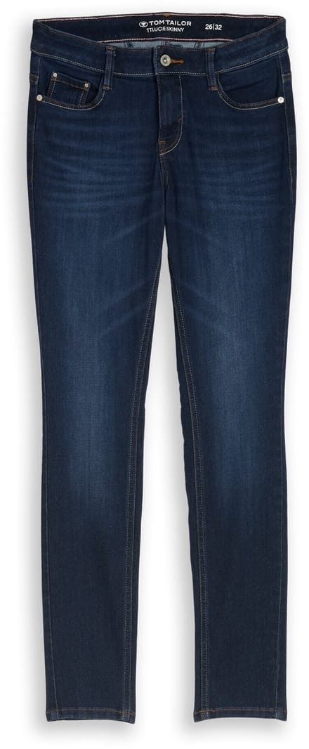 Tom Tailor - TTLUCIE SKINNY-jeans - Maat 30/32 - dark stone wash denim