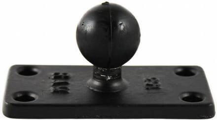 RAM Mount B-Kogel (25 mm) Aluminium Base Rechthoek 38 x 76 mm- RAM-B-202U-153