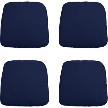 Madison - Zitkussen Wicker Panama indigo - Ca. 48x48 cm - Set van 4