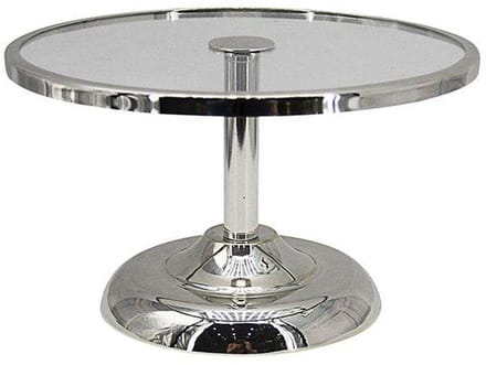 FUGURATO ELEGANCE GEBAKSCHAAL OP VOET 18A0018S-S | ZILVER