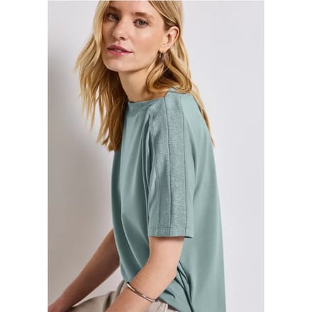 Shirt met gestructureerde kraag