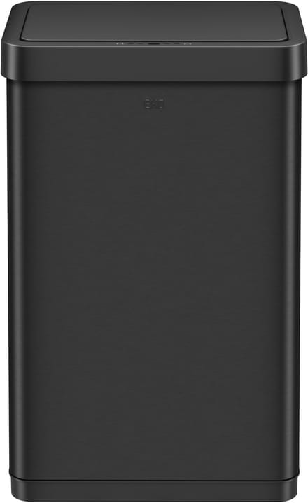 EKO - Mirage X Sensor Bin 80 liter - Stainless steel - Mat zwart - Prullenbak