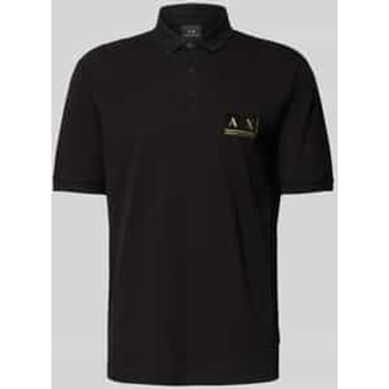 Armani Exchange XM001885 polo shirt zwart, S