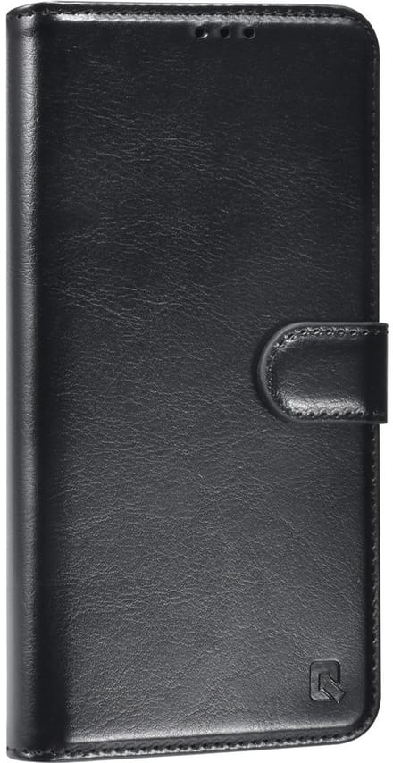 TUNIQ Back cover - Galaxy S24 FE - Zwart - Wallet-case met pasjeshouder en magneetsluiting