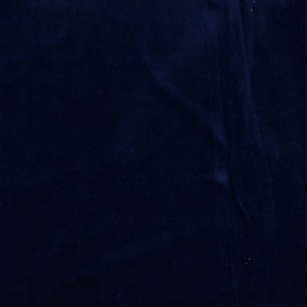10 meter Nicky velours stof - Marineblauw - 150cm breed