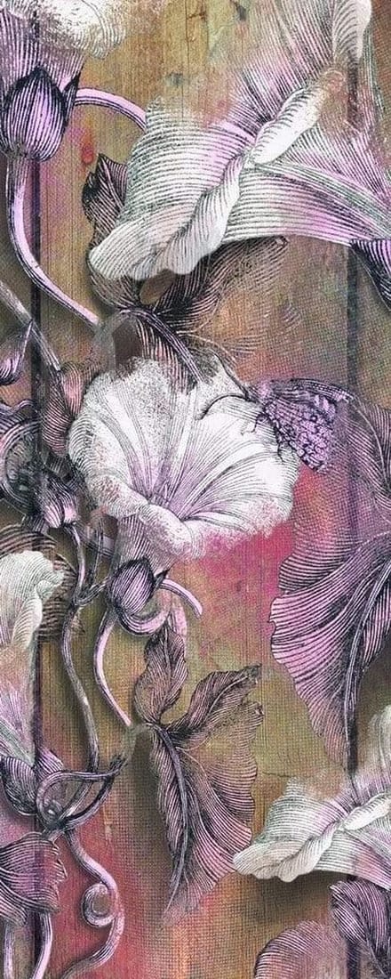 Fotobehang - Bloomin 100x250cm - Vliesbehang