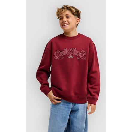 Quiksilver Graphic Crew Ov Sweatshirt Rood 14 Years Jongen