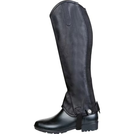 Mini leren chaps HKM Elastic Plain
