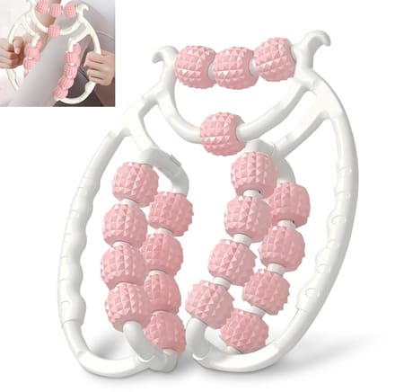 Dailygoods- Cellulitisroller 20 Wielen - Massageapparaat - Massageroller - Bevorderde Bloedcirculatie - Polypropeen - 360 Graden Rolmassage