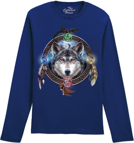 Wolf Guide The Coloured House Longsleeve T-shirt L