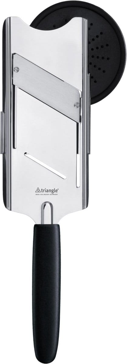 Triangle Professionele Truffelschaaf – RVS 15 cm – Zwart Kunststof Heft