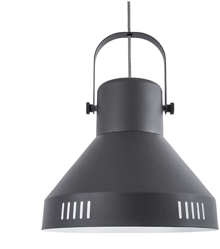 Leitmotiv Hanglamp Tuned - IJzer Zwart - 35x35cm