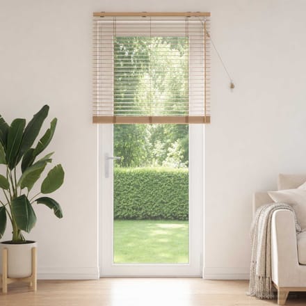 vidaXL - Venetiaanse - jaloezie - Eiken - Look - 95 - x - 250 - cm - 35 - mm