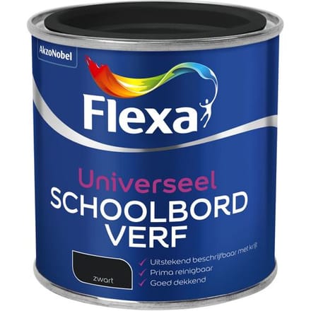 Flexa - Schoolbordverf - Zwart - 250 Ml
