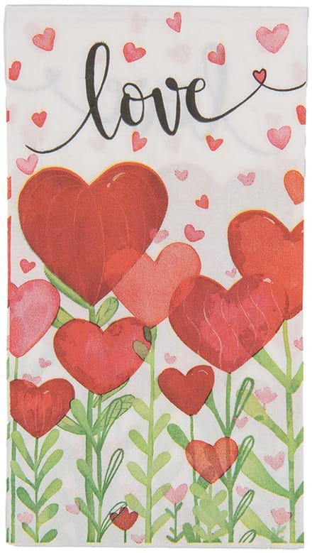 Clayre & Eef Servetten Papier Set van 20 33x40 cm Wit Papier