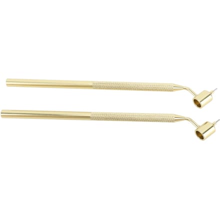 2 stuks 0,5 mm 0,7 mm Fluid Writer Verf Applicator Pen Skid Resistance Handvat Aluminium Bijwerken beige