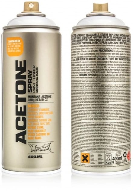 Montana TECH Aceton T5100 Reiniger & Verdunner in Spuitbus 400ml