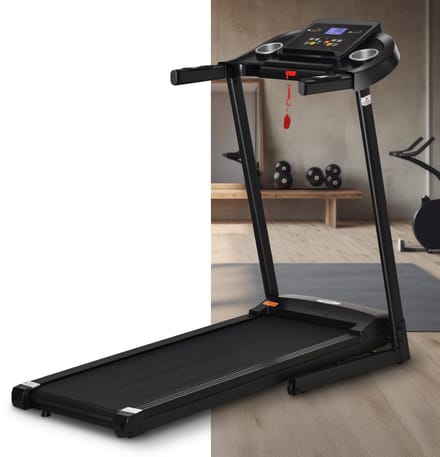 Loopband Inklapbaar - 1-12km/u - Wandelband - Walking Pad - Opvouwbare Loopband - Walkingpad - Treadmill - Zwart