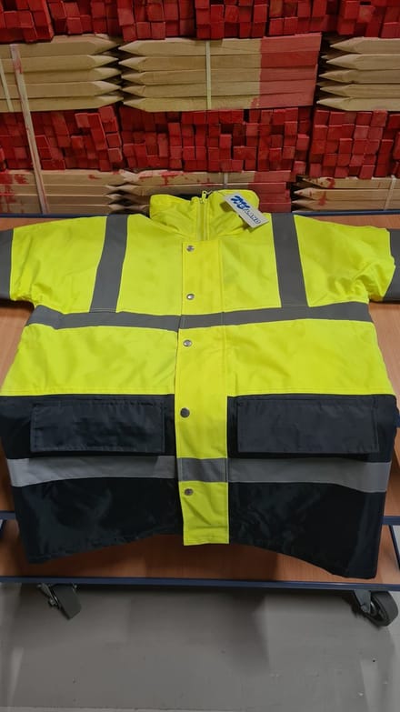 Metland parka veiligheidsjas Medium Fluo Geel