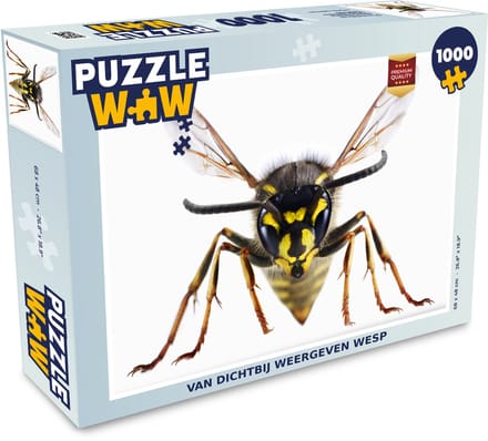 Puzzel Van dichtbij weergeven wesp - Legpuzzel - Puzzel 1000 stukjes volwassenen