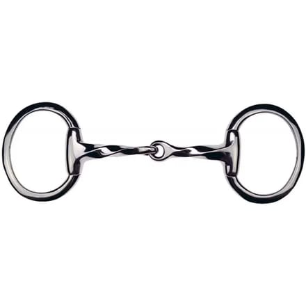 Platte paardenringen met gedraaid olijfbit Feeling