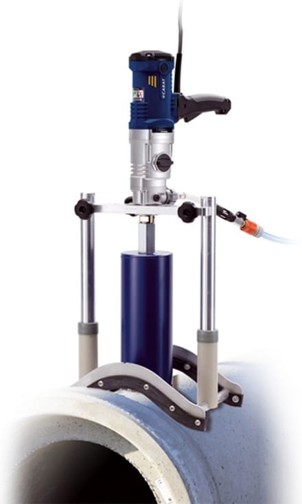 Carat boorstatief S-1804 geschikt voor rioolbuis