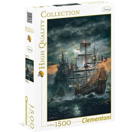 Clementoni - Puzzel - 1500 Stukjes - Piratenschip - Puzzel Voor Volwassenen - High Quality Collection