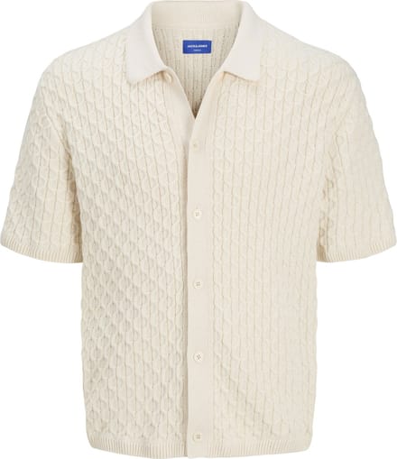 Jack & Jones Gebreide overhemd Effen Gebreide overhemd