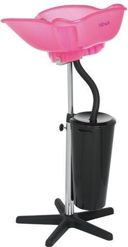 Sibel Compact staande wasbak + reistas Roze