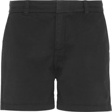 Asquith & Fox Dames/Dames Klassieke Fit Shorts (Zwart)