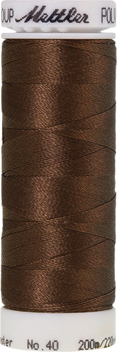 Mettler borduurgaren - Bruin - Nr 1055 - Polysheen - 200 meter