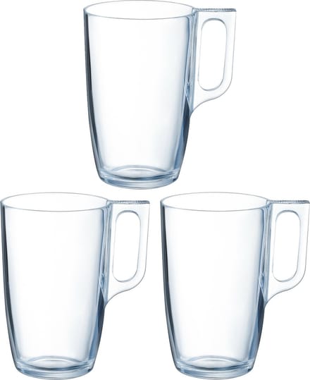 Arcoroc Theeglazen Ceylon - 18x - transparant glas - 6 x 10 cm - 400 ml