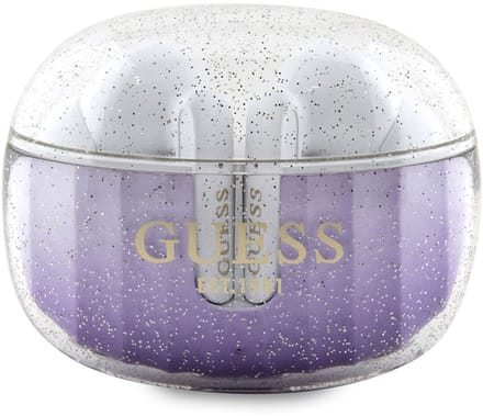 Guess – Draadloos – earphones – Oortjes – TWS – Glitter Gradient – Purple – Paars