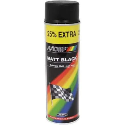 Motip Matt - Black * - 0,5 l - Afwerkingslaag