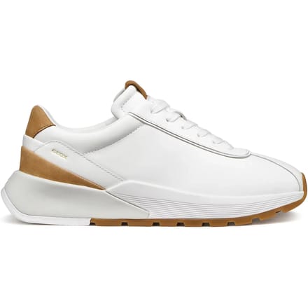Geox U Metropoli Sneakers Heren - Leren Sneaker - Wit - Maat 43