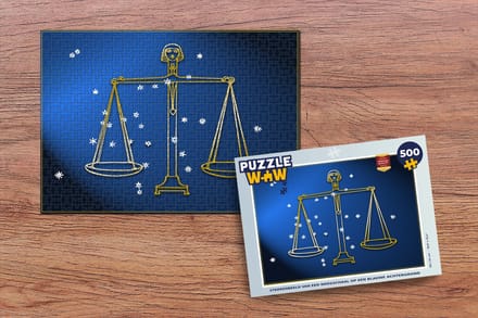 Puzzel Sterrenbeeld - Weegschaal - Sterren - Legpuzzel - Puzzel 500 stukjes
