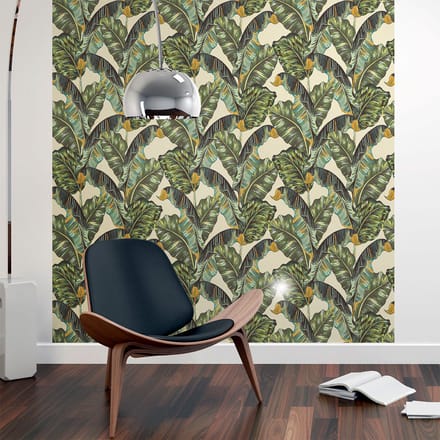 Behang-effect sticker - VILLARRICA - 60x60cm