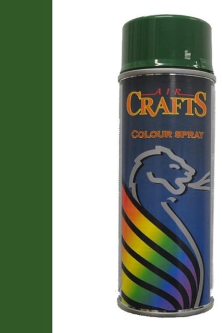 Motip aircrafts hoogglans lak RAL 6002 bladgroen - 400 ml.
