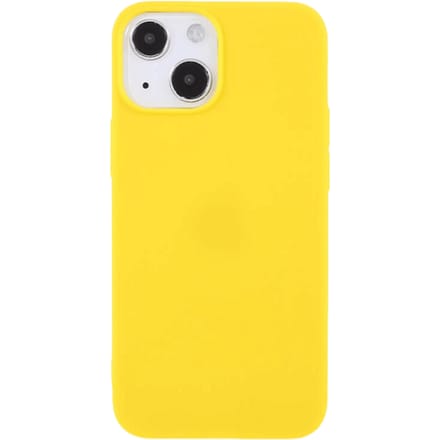 Mocaa iPhone 13 Mini Slim-Fit Telefoonhoesje Geel