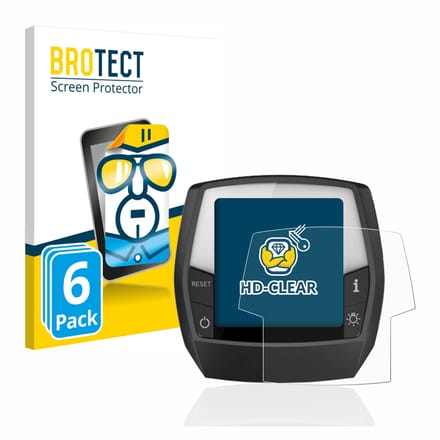 BROTECT - Screenprotector voor Bosch Intuvia Performance Line - Folie Beschermfolie transparant 6 Stuks