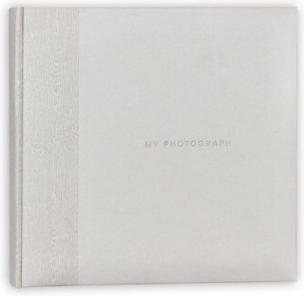 Fotoboek/fotoalbum Luis met 20 paginas wit - 24 x 24 x 2 cm