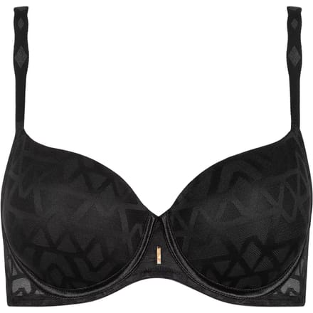 Zwarte voorgevormde beugel bh Lisca Opal B - E - Zwart - Maat - 95D