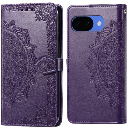 imoshion Hoesje - Geschikt voor Google Pixel 10a - Mandala Bookcase - Paars