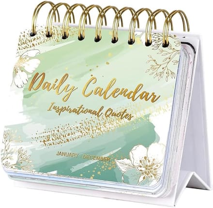 Inspirerende Flipkalender met Motiverende Citaat voor op Bureau