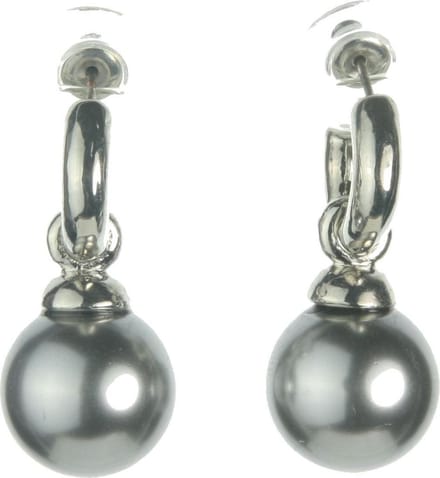 Behave - Oorsteker met Hangende Parel - Tijdloos Design - 3 cm